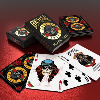 картинка Карты "Bicycle Guns N' Roses" от магазина Gamesdealer.ru