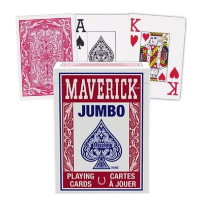 картинка Карты "Maverick jumbo red / blue" от магазина Gamesdealer.ru