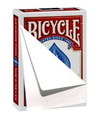 Карты "Bicycle Blank Card Both Sides red"