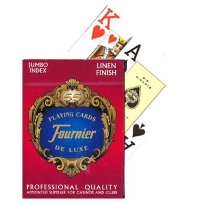 картинка Карты Fournier no 818 g - linen finish red/blue от магазина Gamesdealer.ru