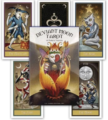 картинка Карты Таро "Deviant Moon Tarot Premier Edition" US Games / Таро Безумной Луны Премьерное издание от магазина Gamesdealer.ru