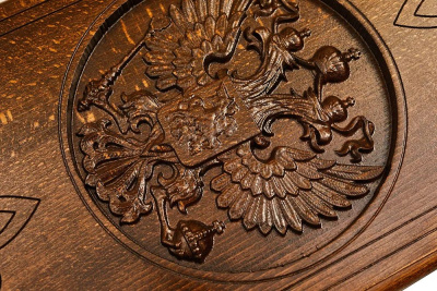 картинка Нарды резные "Герб РФ-2" 50, Ustyan от магазина Gamesdealer.ru