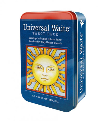 Карты Таро "Universal Waite In a Tin" US Games / Универсальная Колода Уэйта В Жестяной Коробке