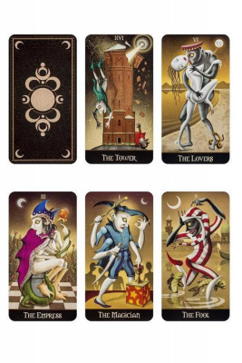 картинка Карты Таро "Deviant Moon Tarot Borderless Edition" Италия US Games / Таро Безумной Луны от магазина Gamesdealer.ru