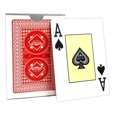 Карты для покера "Poker Night Pro" red 100% пластик