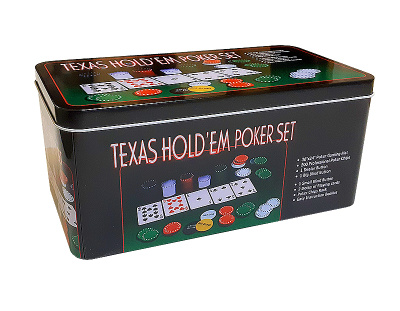 Набор для покера Holdem Light на 200 фишек с номиналом