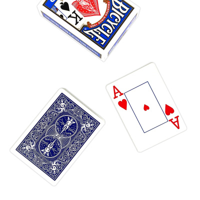 картинка Карты "Bicycle Rider Back International Jumbo Index Blue" от магазина Gamesdealer.ru