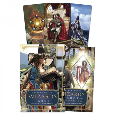 картинка Карты Таро "Wizards Tarot Cards" Llewellyn / Таро Волшебников от Барбары Мур от магазина Gamesdealer.ru