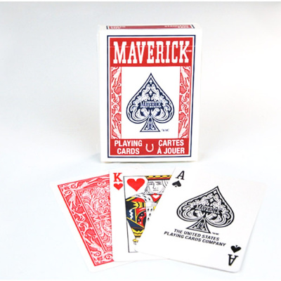 картинка Карты "Maverick Standard Index Red/blue" от магазина Gamesdealer.ru