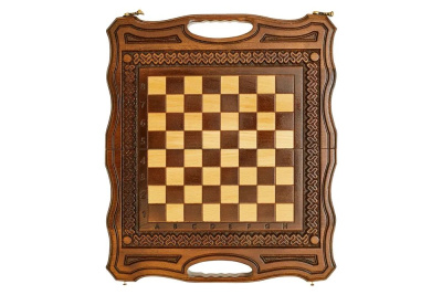 картинка Шахматы + нарды резные Бриз-2 40, Haleyan от магазина Gamesdealer.ru