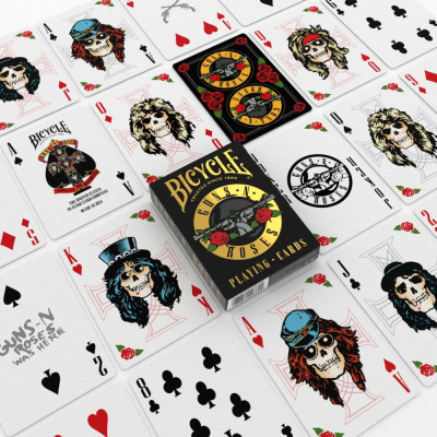 картинка Карты "Bicycle Guns N' Roses" от магазина Gamesdealer.ru