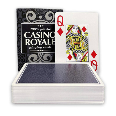 Карты для покера "Casino Royale" 100% пластик