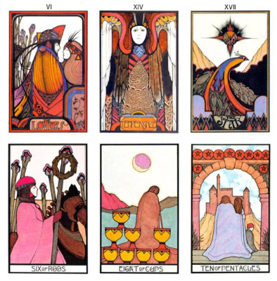 картинка Карты Таро "Aquarian Tarot Deck" US Games / Колода Таро Водолея от магазина Gamesdealer.ru