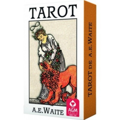 Карты Таро "A.E.Waite Tarot Premium Edition - Pocket - Spanish" AGM Urania / Таро А.Э. Уэйта, испанс
