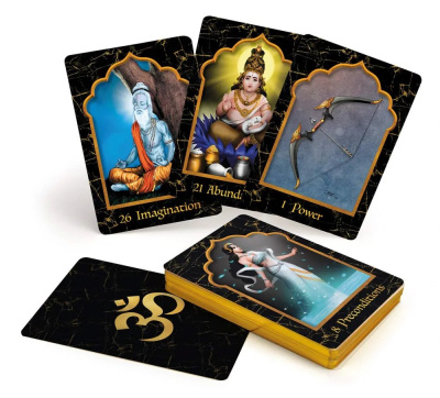 картинка Карты таро "The Mahabharata Oracle" RED Feather / Оракул Махабхараты от магазина Gamesdealer.ru
