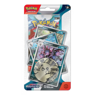 Pokemon Scarlet & Violet: Paradox Rift Premium Checklane Blister for Pokemon TCG (Hydreigon) (ENG)
