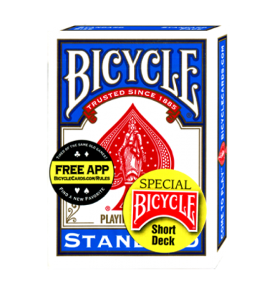Карты "Bicycle Standard Short Blue"