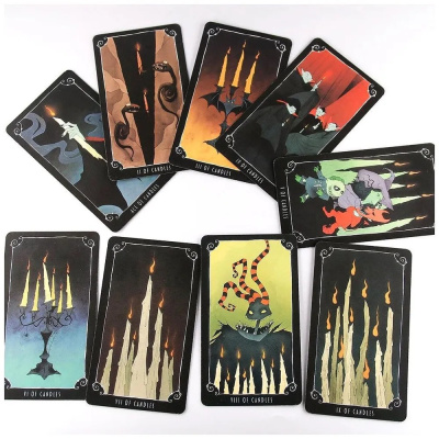 картинка Карты Таро "The Nightmare Before Christmas Tarot" 12х7 Reprint / Кошмар Перед Рождеством TAROMANIA от магазина Gamesdealer.ru