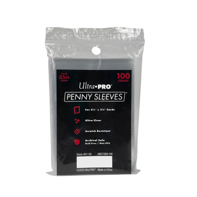Ultra PRO 2.5 x 3.5 Soft Trading Card Penny Sleeves 100 pack Набор протекторов для карточек Покемон