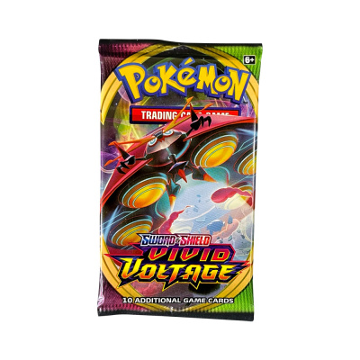 Pokemon Sword & Shield: Vivid Voltage Booster Pack TCG (10 cards) (ENG) Бустер набор Покемон10 карт