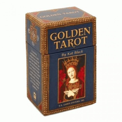 Карты Таро "Golden Tarot by Kat Black" US Games / Золотое Таро