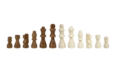 картинка Шахматные фигуры деревянные с подложкой Partida 7,6 см от магазина Gamesdealer.ru