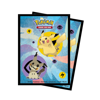 картинка Ultra PRO Pokemon Pikachu & Mimikyu Standard Deck Protector Sleeves (65ct) for Pokemon от магазина Gamesdealer.ru