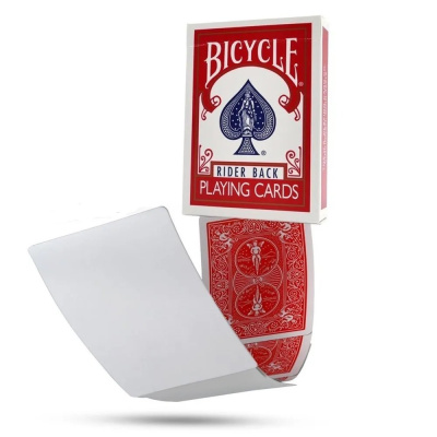 картинка Карты "Bicycle Blank Face Red Back" от магазина Gamesdealer.ru