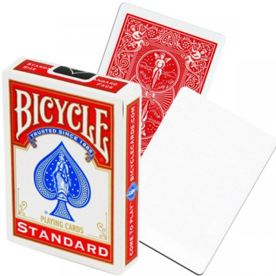 Карты "Bicycle Blank Face Red Back"