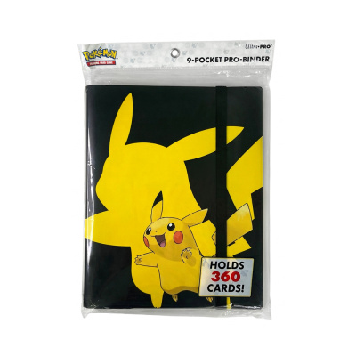 картинка Ultra PRO Pikachu 9-Pocket PRO-Binder for Pokemon TCG Папка-альбом на 360 карточек Покемон от магазина Gamesdealer.ru