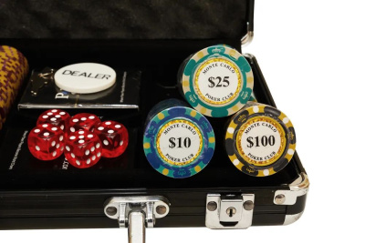 картинка Набор для покера Monte Carlo на 200 фишек от магазина Gamesdealer.ru