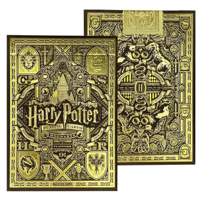 картинка Карты "Theory11 Harry Potter Deck - Yellow (Hufflepuff)" от магазина Gamesdealer.ru
