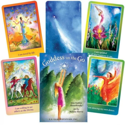 картинка Карты Таро "Goddess on the Go" US Games / Оракул Богиня в Движении от магазина Gamesdealer.ru