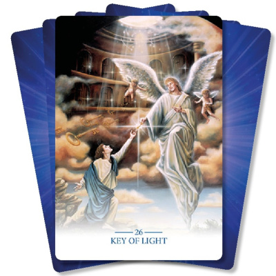 картинка Карты Таро "Lightworker Oracle cards" Blue Angel / Карты Оракула Работника Света от магазина Gamesdealer.ru