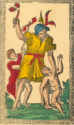 картинка Карты Таро "Minchiate Fiorentine Anima Antiqua cards" Lo Scarabeo / Карты Минчиате Фиорентина Антиг  от магазина Gamesdealer.ru