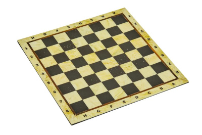 Шахматная доска из янтаря малая без рамки 25*25