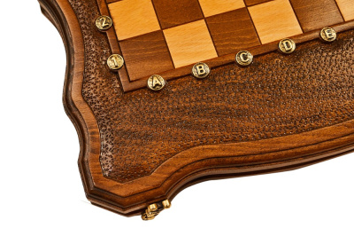 картинка Шахматы + нарды резные "Гамбит 2" 40, Simonyan от магазина Gamesdealer.ru