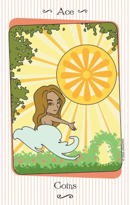 картинка Карты Таро "Vanessa Tarot In a Tin" US Games / Колода Ванессы в жестяной банке от магазина Gamesdealer.ru
