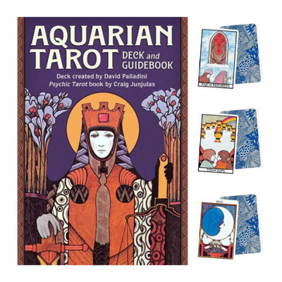 Карты Таро "Aquarian Tarot Deck & Guidebook" US Games / Колода Таро для Водолея и Путеводитель