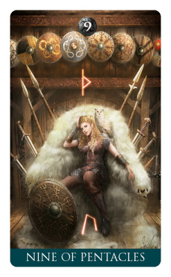 картинка Карты Таро "Runic Tarot Mini" Lo Scarabeo / Мини-Руническое Таро от магазина Gamesdealer.ru