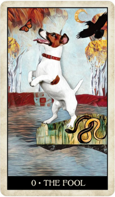 картинка Карты Таро "Wise Dog Tarot" US Games / Таро Мудрой Собаки от магазина Gamesdealer.ru