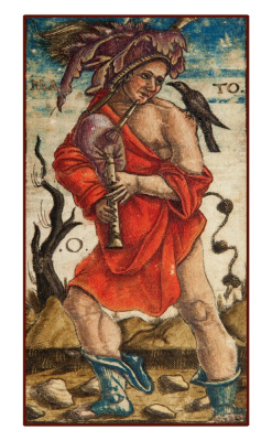 картинка Карты Таро "Sola Busca Tarot Mini Pocket Size Cards" Lo Scarabeo / Сола Буска Таро Мини-Карманные ка от магазина Gamesdealer.ru