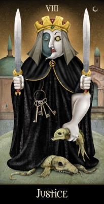 картинка Карты Таро "Deviant Moon Tarot Borderless Edition" Reprint / Таро Безумной Луны TAROMANIA от магазина Gamesdealer.ru