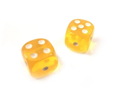 картинка Комплект костей из янтаря 15мм медовые 2 шт от магазина Gamesdealer.ru