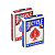 картинка Карты "Bicycle Blank Card Both Sides red/blue" от магазина GamesDealer.ru
