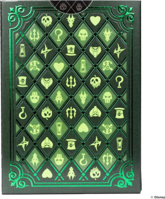 картинка Карты "Bicycle Disney Villains Standard Index green" от магазина Gamesdealer.ru