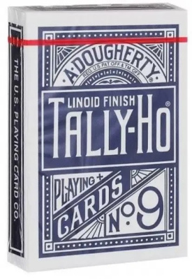 Карты "Tally-Ho Standard Index blue Fan"