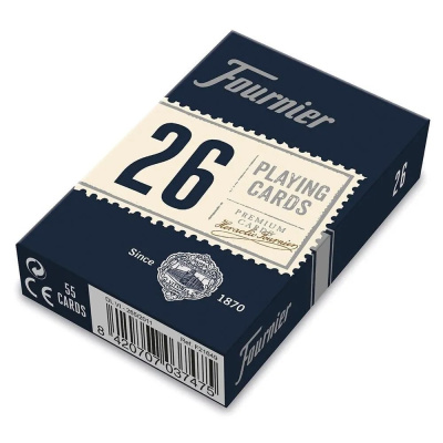 картинка Карты "Fournier no 26 (bridge size) blue" от магазина Gamesdealer.ru