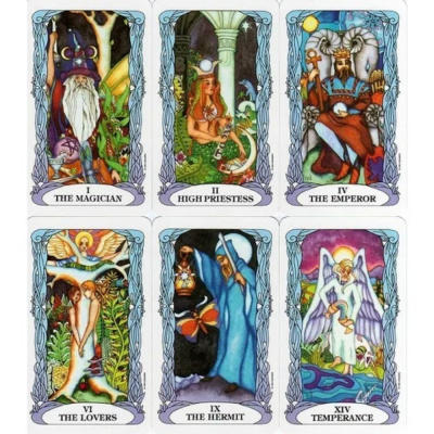 картинка Карты Таро "Tarot of a Moon Garden" US Games / Таро Лунного Сада от магазина Gamesdealer.ru
