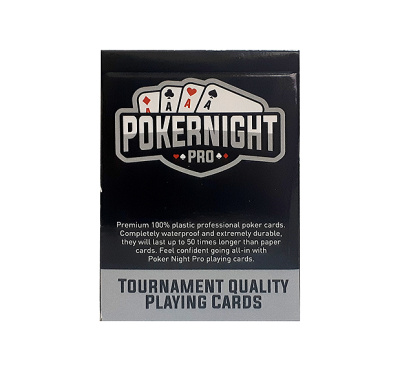 картинка Карты для покера "Poker Night Pro" red 100% пластик от магазина Gamesdealer.ru